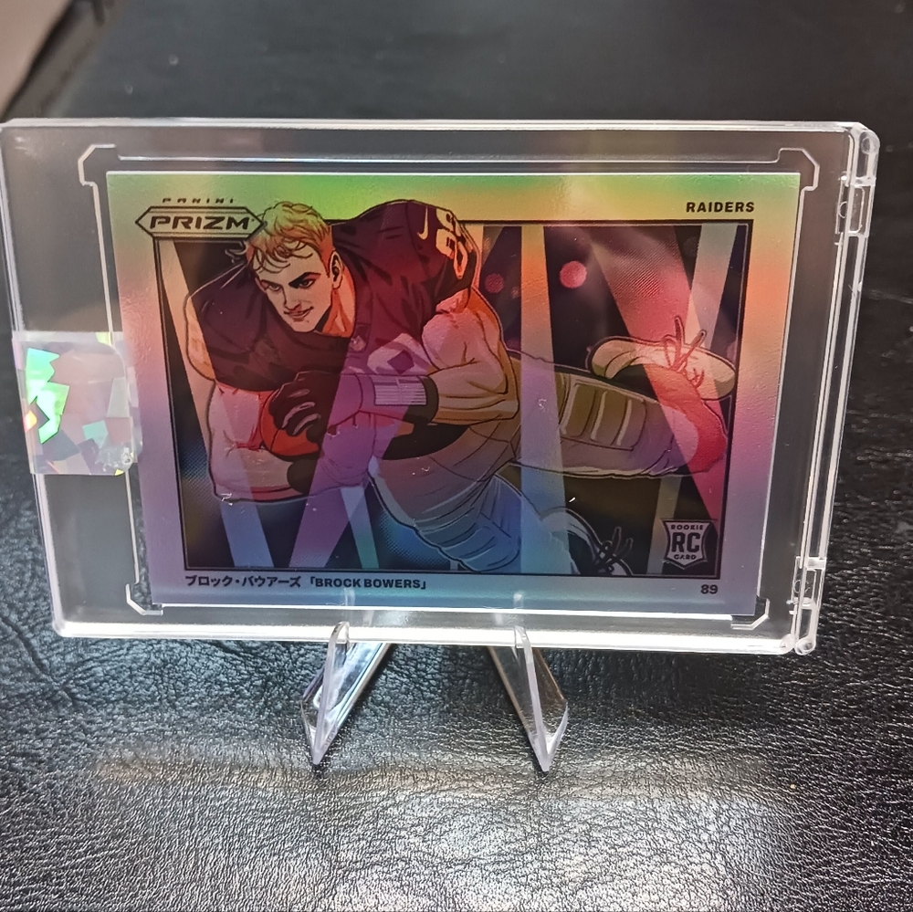 2024 Panini Prizm Manga Brock Bowers Rookie Novelty Card